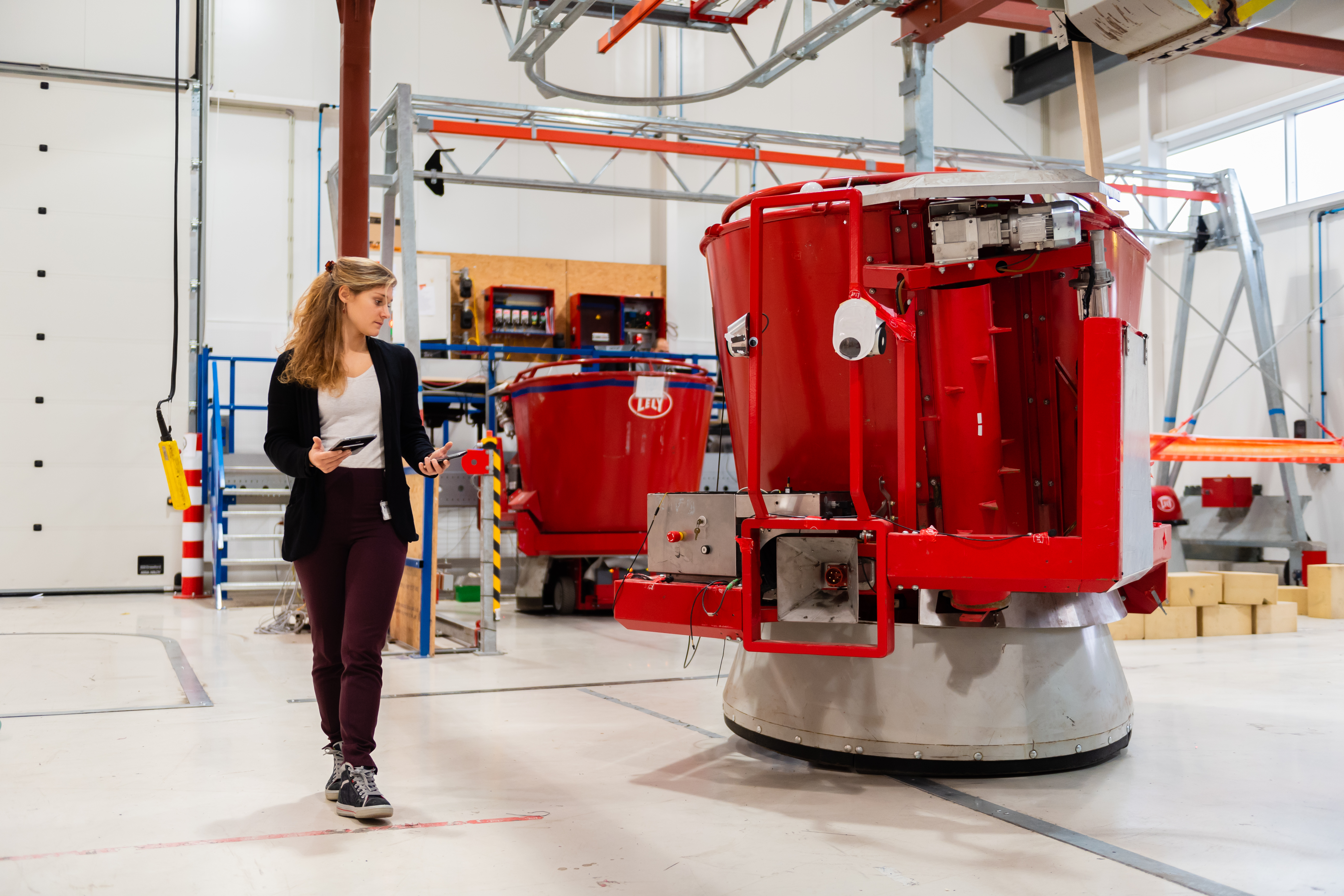 engineer women testing